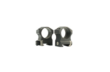 Image of NightForce ULTRALITE 30mm Titanium/Alloy Ring Set, High, 1.125, 6 Screw, Black, Full-Size, A266