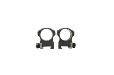 Image of NightForce ULTRALITE 30mm Titanium/Alloy Ring Set, High, 1.125, 6 Screw, Black, Full-Size, A266