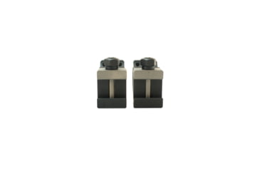 Image of NightForce XTRM 30mm Titanium/Alloy Ring Set, High, 1.125, 6 Screw, Black, Full-Size, A266