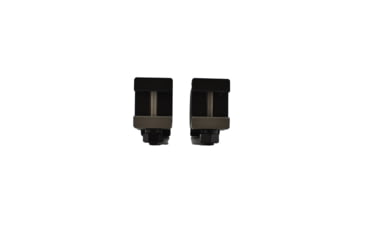 Image of NightForce ULTRALITE 30mm Titanium/Alloy Ring Set, X-High, 1.375, 6 Screw, Black, Full-Size, A268