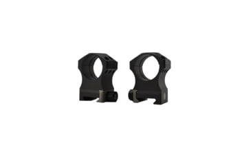 Image of NightForce ULTRALITE 30mm Titanium/Alloy Ring Set, X-High, 1.375, 6 Screw, Black, Full-Size, A268