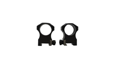 Image of NightForce XTRM 30mm Titanium/Alloy Ring Set, X-High, 1.375, 6 Screw, Black, Full-Size, A268