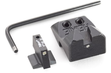 Image of Nighthawk Custom Heinie Straight 8 Tall Rear and Front Triitium Sights, for Suppressor Use, SI0050