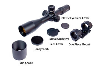 Image of NightStar 6-24x50mm 34mm Tube Rifle Scope, Fist Focal Plane, MRAD Reticle, Black, NS11218