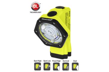 Image of Nightstick Intrisically Safe Rechargeable Multi-Function Cap Lamp w/ Focused Beam, Green, XPR-5561G