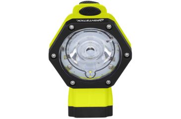 Image of Nightstick IS Rechargeable Multi-Function No-Band Headlamp w/ Heavy-Duty Rubber Hard Hat Mount, Green, XPR-5561GC