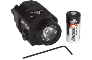 Image of Nightstick Long Gun 1 x CR123 LED Compact Weapon Light, 550 Lumens, IPX-7 Waterproof, Anodized, Black, LGC-550XL