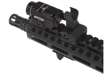 Image of Nightstick Long Gun 1 x CR123 LED Compact Weapon Light, 550 Lumens, IPX-7 Waterproof, Anodized, Black, LGC-550XL
