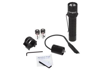 Image of Nightstick Tactical Long Gun Light Kit,180 Lumens,Remote Pressure Switch,Ring,2 CR123 Batteries TAC-300B-K01