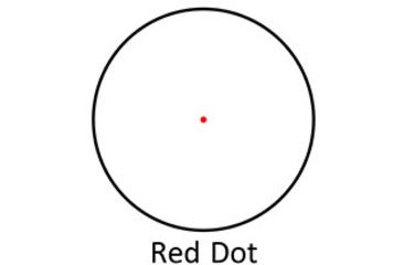 Image of EDEMO Nikko Stirling NRD2538 1x25mm Red Dot Sight w/3/8 Scope Ring Mounts, 4 MOA Dot Size, Black, nrd2538, EDEMO2