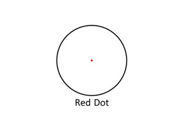 Image of Nikko Stirling 50mm Red Dot with 3/8 Integrated Mounts, Black, Small, NSN N, NRD50IM38