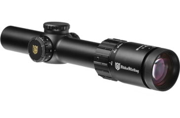 Image of Nikko Stirling Boar Eater 1-4x24mm Rifle Scope, 30mm Tube, Glass Reticle, 4 Extreme Dot, Black, nsbe1424