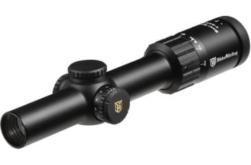 Image of Nikko Stirling Boar Eater 1-4x24mm, 30mm Tube, Rifle Scope, Glass Reticle, 4 Extreme Dot, Matte Black, NSBE1424