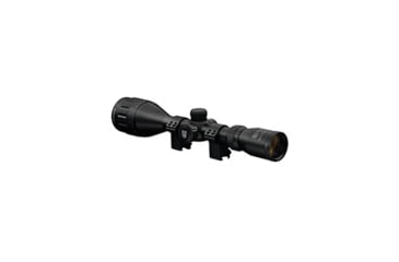 Image of Nikko Stirling Mountmaster 4-12x50 AO IR Rifle Scope, 1in Tube, HMD Reticle, 1/4 MOA, Black, nmmi41250aon