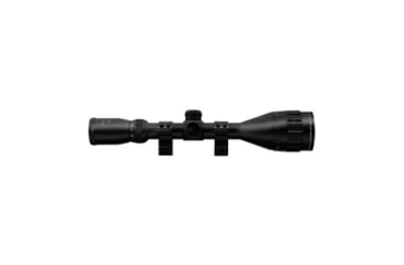 Image of Nikko Stirling Mountmaster 4-12x50 AO IR Rifle Scope, 1in Tube, HMD Reticle, 1/4 MOA, Black, nmmi41250aon