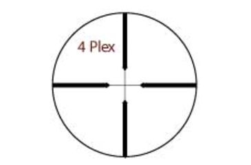 Image of Nikko Stirling Mountmaster Rifle Scope, 3-9x40mm, 1 inch Tube, 4-Plex Reticle, Clam Pack, Black, NMC3940WC