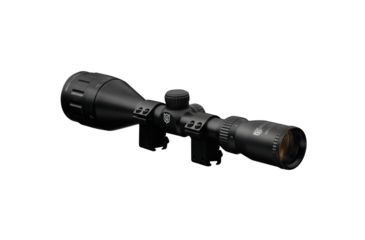 Image of Nikko Stirling Mountmaster Rifle Scope 3-9x50mm Adjustable Objective Mil-Dot Reticle Matte Black Finish With One Inch Rings