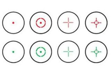 Image of Nikko Stirling NS433 1x33 Reflex Sight, Dual Illumination, 4 Reticles, Matte Black, NS433-3