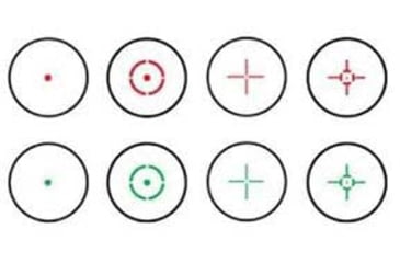 Image of Nikko Stirling NS533 Reflex Red Dot Sight, 1x, 4 Different Reticle, Matte Black, NS533