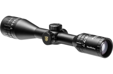 Image of Nikko Stirling Panamax 3-9x40 AO Rifle Scope, 1in Tube, Half Mil Dot Reticle, 1/4 MOA, Black, npw3940ao