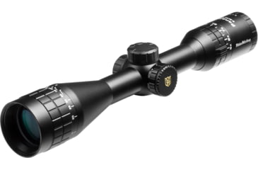 Image of Nikko Stirling Panamax 3-9x40 AO, 1in Tube Rifle Scope, Half Mil Dot Reticle, 1/4 MOA, Matte Black, NPW3940AO