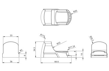 Image of Nikko Stirling PRO T5 1x Red Dot Sight, 4 MOA Red Dot, Black, ndholot5