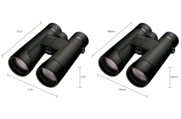 Image of Nikon Prostaff P7 10x50mm Porro Prism Binoculars, Black, Full Size, 16847
