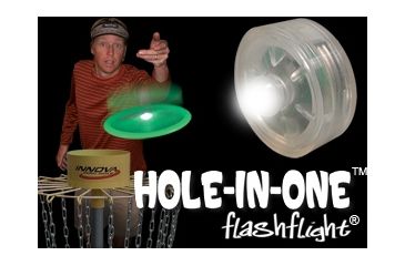 Image of Nite Ize HIO-07-02 Hole-In-One White LED Light to Illuminate Your Flying Disc