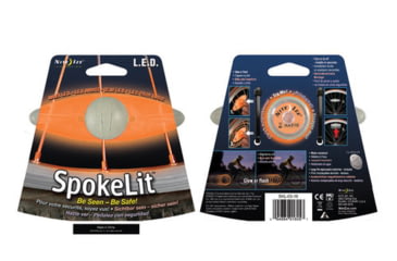 Image of Nite Ize SpokeLit LED Bike Wheel Safety Light, Amber, SKL-03-16