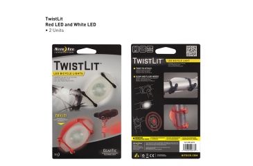 Image of Nite Ize TwistLit LED Bike Light,Pack of 2,Red and White TLT-2PK-A1P1