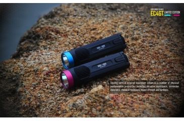 Image of Nitecore EC4GT Flashlight CREE XP-L HI V3 LED, 1000 Lumens, Black/Blue NITECORE-EC4GT-BLUE