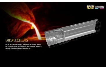 Image of Nitecore EC4GT Flashlight CREE XP-L HI V3 LED, 1000 Lumens, Black/Blue NITECORE-EC4GT-BLUE