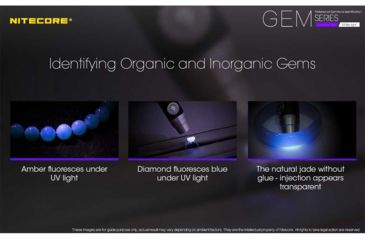 Image of Nitecore GEM10 1 x 18650/ 2 x CR123A/ RCR123A CREE XP-L HI V3 LED Jeweler Flashlight, 800 Lumens, Silver, GEM-10