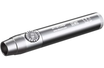 Image of Nitecore GEM10 1 x 18650/ 2 x CR123A/ RCR123A CREE XP-L HI V3 LED Jeweler Flashlight, 800 Lumens, Silver, GEM-10