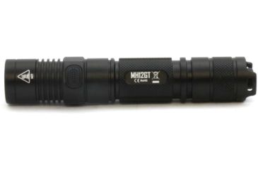 Image of Nitecore MH12GT 1 x 18650/ 2 x CR123A/ 16340 CREE XP-L HI V3 LED USB-Rechargeable Tactical Flashlight, 1000 Lumens, Black, MH12GT