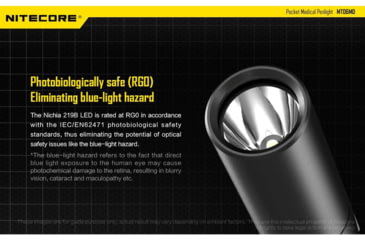 Image of Nitecore MT06MD 180 Lumen LED Penlight, Black, 6952506403189