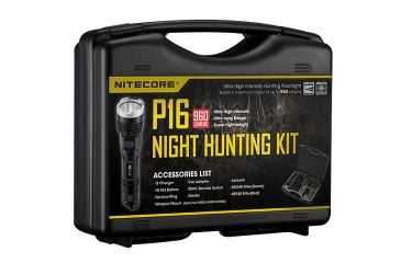 Image of Nitecore P16 Night Hunting Kit, Black, P16-HUNTING-KIT