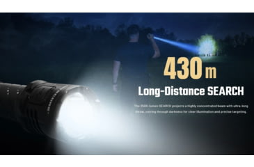 Image of Nitecore P27iX 5000 Lumen 21700 Li-Ion Rechargeable LED Customizable Tactical Flashlight w/ Multi-Beam Modes