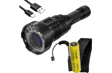 Image of Nitecore P35i CREE XP-G3 LED Rechargeable LEP Flashlight, 21700, White, 3000 Lumens, Black, 6952506407323