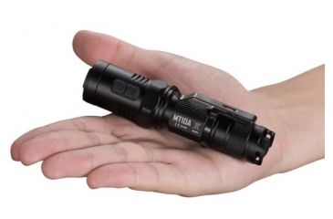 Image of Nitecore MT10A Tac. Flashlight, w/CREE XP-G2 R5 LED, 920 Lumens, w/ 1xAA Battery, Black NITECORE-MT10A
