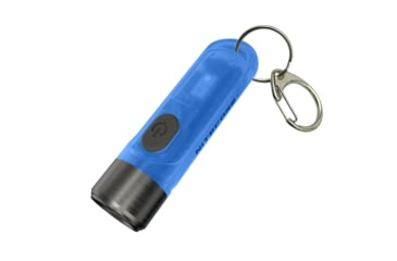Image of Nitecore TIKI GITD 300 Lumen Rechargeable Keychain Flashlight, Blue, 6952506406593
