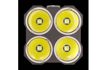 Image of Nitecore Tiny Monster TM26 Quad Ray 3800 Lumens 4 x CREE XM-L2 LED Light, Black, Uses 4x 18650 or 8x CR123A NITECORE-TM26-XML2