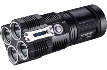 Image of Nitecore Tiny Monster TM26 Quad Ray 3800 Lumens 4 x CREE XM-L2 LED Light, Black, Uses 4x 18650 or 8x CR123A NITECORE-TM26-XML2