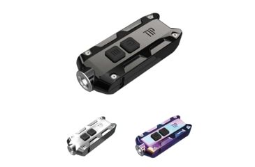 Image of Nitecore TIP SS USB Rechargeable Stainless Steel Key CREE LED Light, Black, Glacier, Tropical