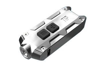 Image of Nitecore TIP SS USB Rechargeable Stainless Steel Key Light, Glacier NITECORE-TIP-SS-GLACIER
