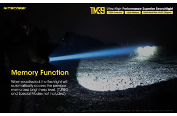 Image of Nitecore TM39 5200 Lumen 1640 Yard Long Throw Flashlight, Black, 6952506405893