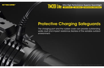 Image of Nitecore TM39 Lite 5200 Lumen 1640 Yard Long Throw Flashlight, Black, 6952506405909