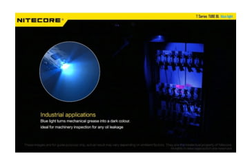 Image of Nitecore TUBE 1 x Built0In Li-ion Battery Pack 500mW Blue LED USB-Rechargeable Tactical Keylight, 4 Lumens, Black, TUBE-BL