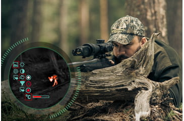 Image of NiteHog Viper 35 Thermal Imaging Monocular w/ Clip-On, Black, 504961