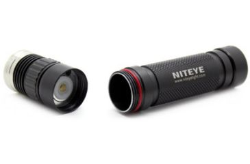 Image of Niteye EYE15 LED Flashlight - 500 Lumens - CREE XM-L U2 LED - Runs on 2x CR123A or 1x 18650 batteries (Batteries not Included), Black NITEYE-EYE15-XML2